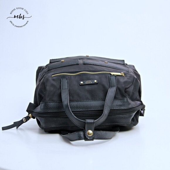 Tutilo New York Tech Padded Pocket Structured Opening Tote Backpack Black‎ main image 7